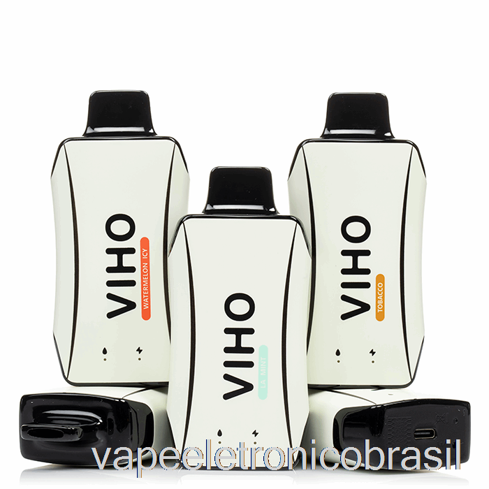 Vape Vaporesso Viho Turbo 10000 Chiclete Descartável De Framboesa Azeda